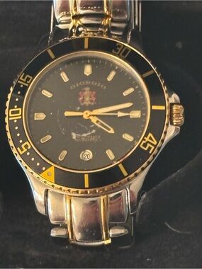 Giorgio Two-Tone Blue & Gold Smartwatch-Style Watch